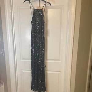 New With Tags Sequin Black Jumpsuit - Crystal Sky